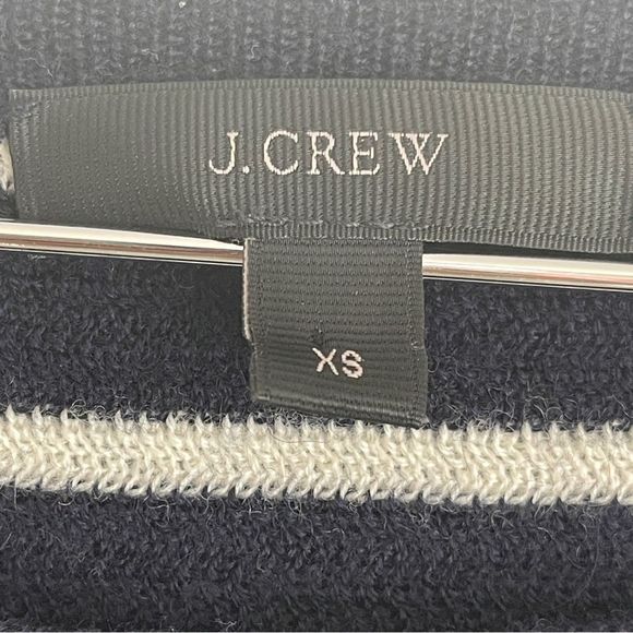 J.Crew Embellished Striped Swing Sweater Sz. XS Gently Loved - Picture 5 of 8